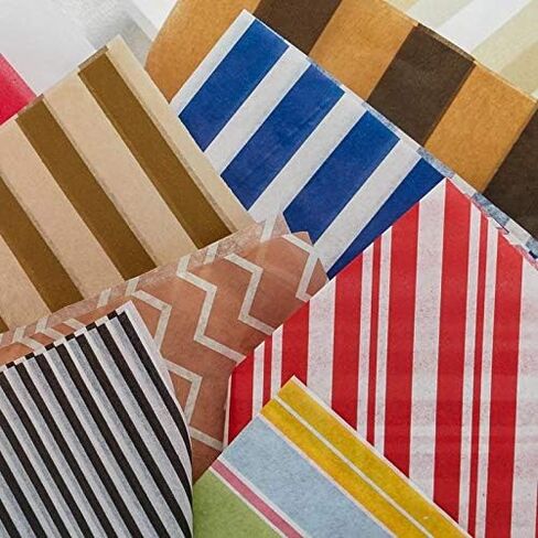 Paper Mart Awning Stripe Tissue Paper Bulk Quantity, 240 Sheets, Blue and White Tissue Paper for Gift Bags, 20 x 30 Inch Sheets in Kuwait