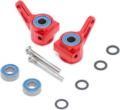 RC Alloy Steering Blocks, Replaces Part 3736,for Traxxas 1/10 2WD Slash, Stampede, Rustler, Bandit,Nitro Slash-Replaces Part 3736 (red) in Saudi Arabia