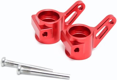 RC Alloy Steering Blocks, Replaces Part 3736,for Traxxas 1/10 2WD Slash, Stampede, Rustler, Bandit,Nitro Slash-Replaces Part 3736 (red) in Saudi Arabia