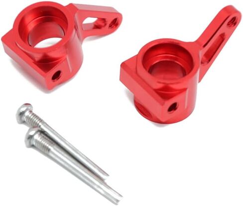 RC Alloy Steering Blocks, Replaces Part 3736,for Traxxas 1/10 2WD Slash, Stampede, Rustler, Bandit,Nitro Slash-Replaces Part 3736 (red) in Saudi Arabia