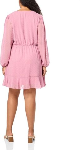 City Chic Women's Citychic Plus Size Dress Dobby Ruffles in Saudi Arabia