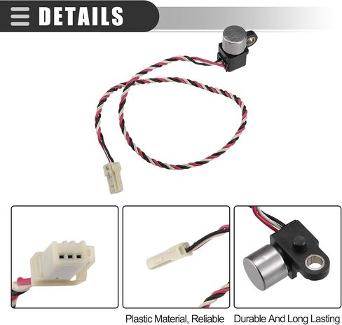 Motoforti Automatic Transmission Input Speed Sensor, Vehicle Speed Sensor, for Infiniti FX35 2003-2008, Plastic, No.319351XJ0A, Black in Saudi Arabia