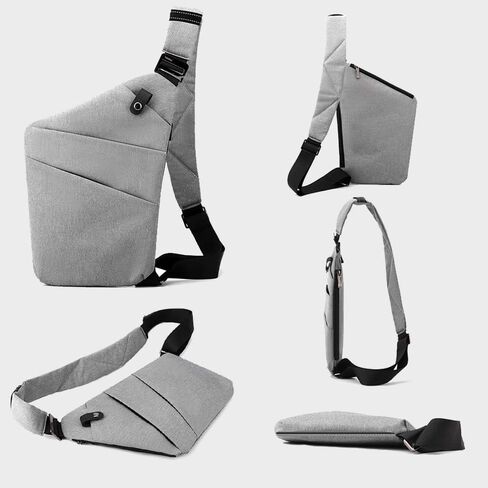 Anti Theft Travel Bag for Women, Travel Purses Anti Theft Crossbody, Slim Sling Crossbody with Adjustable Strap Crossbody Chest Bag in Saudi Arabia
