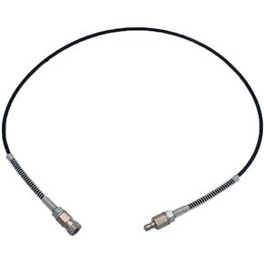 خرطوم Microbore مقاس 36 بوصة من Paintball DN2 لمحطة تعبئة مسدس الهواء/خرطوم محول الشحن الأسود