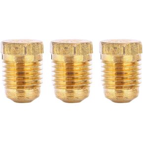 3PCS 3K 3/8 24UNF 3000psi Tank Regulator Valve Unified Copper Burst Disk for Paintball Tank Regulator (3K)