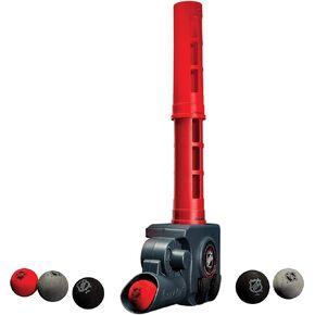 Franklin Sports Automatic Mini Hockey Ball Passer - Knee Hockey Ball Passer- Includes Six Mini Hockey Balls - NHL Licensed