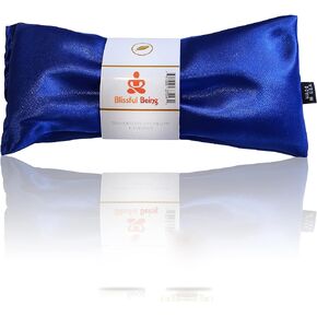 Blissful Being Silk Eye Pillow- Lavender Eye Pillow - Eye Pillows Aromatherapy - Perfect for Meditation and Relaxation (Amethyst)