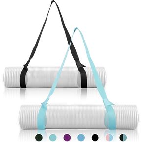 2 Packs Yoga Mat Strap for Carrying, Yoga Mat Carrier, Adjustable Yoga Mat Sling for Yoga Mat Exercise Mat