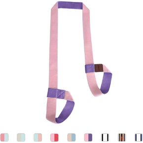 Yoga Mat Strap/Sling Adjustable Yoga/Exercise Mat Carrier, Macaron Style Colors, Made of Durable Comfy Cotton Strap Only