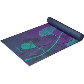 Gaiam Yoga Mat - Premium 6mm Print Extra Thick Non Slip Exercise & Fitness Mat for All Types of Yoga, Pilates & Floor Workouts (68"L x 24"W x 6mm Thick)