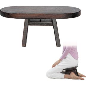 Halotribe Meditation Bench. Meditation Stool Stable Design. Seiza Prayer Bench. Wooden Handcrafted.