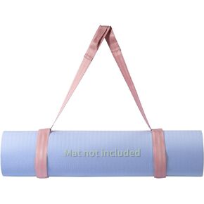 Adjustable Yoga Mat Strap With Hook and Loop Closure, Trilancer Yoga Mat Holder Carrier, for Carrying, Storing, and Organizing Yoga Mat of Various Sizes (Pink) - Mat Not Included