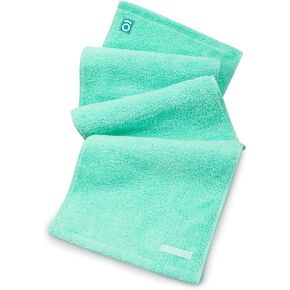 Eco Friendly Gym Towel for Working Out - Soft and Absorbent Cotton Exercise Towel - No Synthetic Microfibers or Plastics - Sweat Towel for Gym, Fitness, Sports, Yoga - Black - 1 Pc