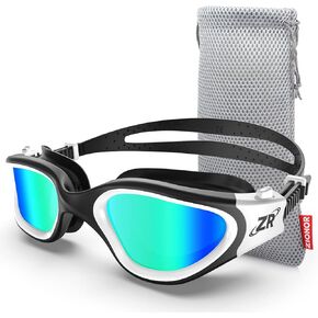 ZIONOR Swim Goggles, Upgraded G1 Polarized Swimming Goggles Anti-fog for Men Women Adult