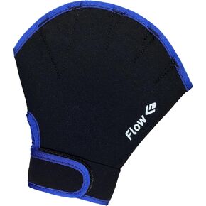 Flow Swimming Resistance Gloves - Webbed Gloves for Water Aerobics, Aquatic Fitness, and Swim Training