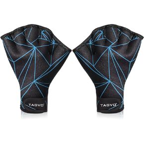 Swimming Aquatic Gloves, Aquatic Gloves for Helping Upper Body Resistance, Webbed Swim Gloves Well Stitching, No Fading, Sizes for Men Women Adult Children Aqua Therapy, Pool Fitness