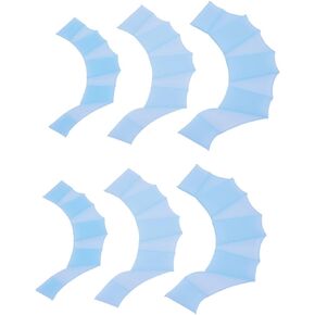 Swim Swimming Soft Silicone Gear Paddle Fins Fingers Hand Palm Webbed Flippers Training Gloves Water Resistance