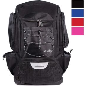 Athletico Swim Backpack - Swim Bag With Wet & Dry Compartments for Swimming, Beach, Camping - Pool Bags With Laptop Sleeve