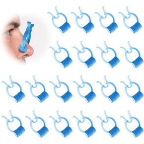YXCCSE 20 Pcs Nose Stop Clip Stop Nosebleeds Clip, Nasal Stopper Clip Nose Bleed Stopper Foam Nose Clip for Snoring Stop Accidental or Emergency Condition Swimming