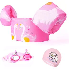 Puddle Swim Jumper for Girls & Boys 22 to 55 Pounds - Swim Vest, Jackets, Floaties, Arm Floats, Puddle/Paddle Pal for 22-30-40-50-55 lbs Kid Toddler, Child