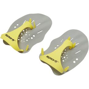 Sporti Hand Paddles for Swimming - Lightweight Swimming Paddles, Adjustable Silicone Straps - Ideal Swimming Paddles for Hands
