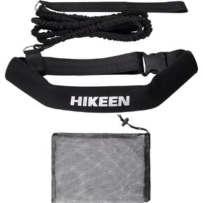 Swimming Training Belt 4M Swimming Tether Swim in Place Harness Stationary Swimming Aquatic Resistance Belt