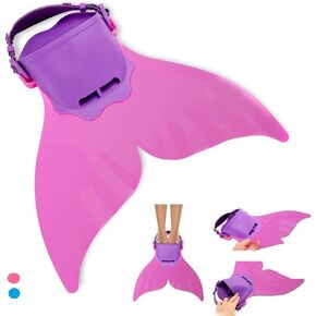 Adjustable Mermaid Swim Fin for Swimming Training Girl ,Boys ,Kids ,Children by AIWANK
