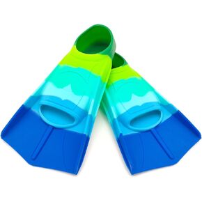 Gugmoy Kids Swim Fins,Comfortable Silicone Flippers for Swimming and Diving,Size Suitable Beginners Kids Girls Boys Adults