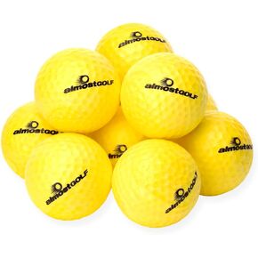 ALMOSTGOLF Limited Flight Practice Foam Golf Balls – Realistic Spin, Trajectory, & Accuracy Training