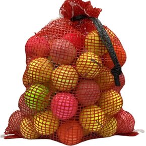 Golf Ball Planet 72 Colored Used Golf Balls in Mesh Bag 3A/2A Condition