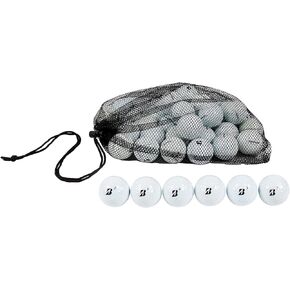 Clean Green Golf Balls 12-48 Recycled Used for Bridgestone Tour Golf Ball Mix - Good Condition Graded Balls - Includes GolfBalls and Mesh Carrying Bag