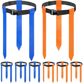 Adjustable Flag Football Belts, 6/14 Players Football Belts with flags