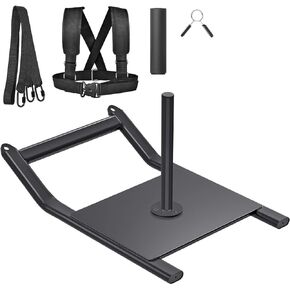 Kipika Weight Sled, Workout Sled, Fitness Strength Training Sled, Speed Training Sled for Athletic Exercise, Speed Improvement, Easily Through Obstacles, Suitable for 1" & 2" Weight Plate