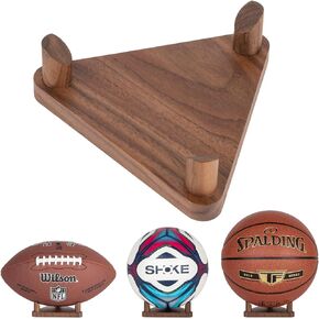 PUERSI Ball Holder Wall Mount Ball Stand Display Storage for Basketball Football Soccer Volleyball