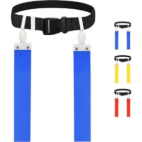 Flag Football Belt, 1/2/4/10/14pcs Adjustable Flag Football Belt with Belt and Flags, for Youths, Adults