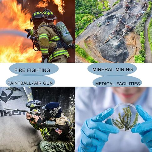 DIN Valve Scuba Adapter, Paintball Scuba Fill Station, HPA Tank Filling Adapter Charging System with 4500 psi PCP Paintball Filling Air Hose,Compatible with Standard K-Valve, J-Valve and H-Valve. in Kuwait