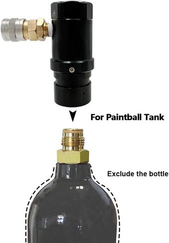 rovrai Upgrade Paintball HPA Co2 Pressure Regulator, Ajustable Output Pressure 40psi-200psi MR Reg GEN2 Lower Pressure Air Regulator in Saudi Arabia