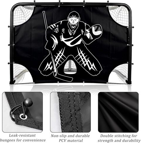 هدف إطلاق شبكة الهوكي من HIGOOD، شبكة هوكي الجليد، أهداف ممارسة الهدف لهوكي الجليد، شبكة هوكي محمولة، معدات تدريب هوكي الجليد القابلة للطي. in Kuwait