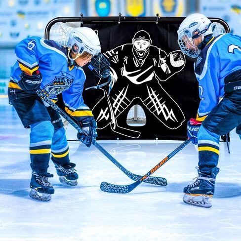 هدف إطلاق شبكة الهوكي من HIGOOD، شبكة هوكي الجليد، أهداف ممارسة الهدف لهوكي الجليد، شبكة هوكي محمولة، معدات تدريب هوكي الجليد القابلة للطي. in Kuwait