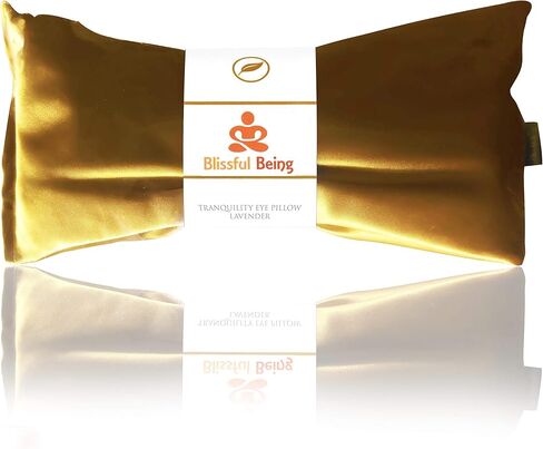 Blissful Being Silk Eye Pillow- Lavender Eye Pillow - Eye Pillows Aromatherapy - Perfect for Meditation and Relaxation (Amethyst) in Kuwait