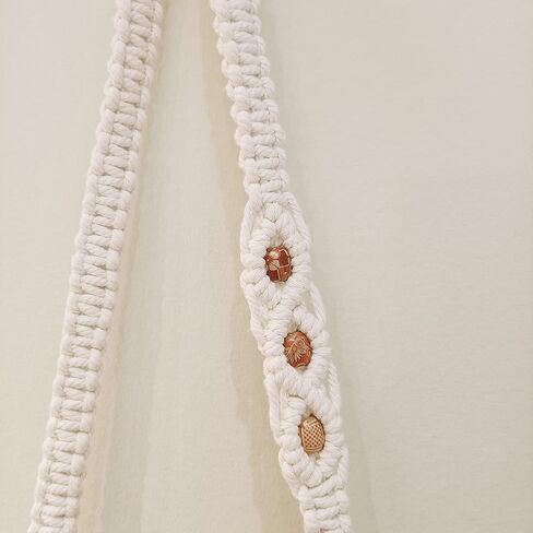 حزام حمل بساط اليوجا من Macrame [السجادة غير متضمنة]، حزام/حامل متعدد الأغراض منسوج يدويًا in Kuwait