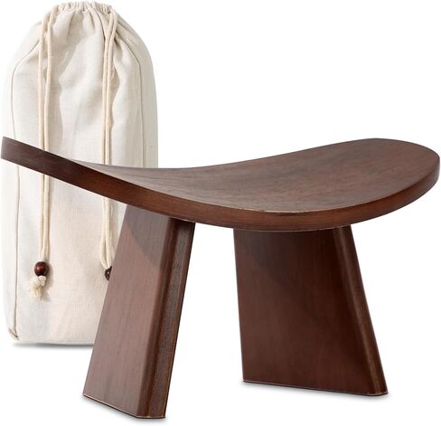 Meditation Bench, Ergonomic Meditation Chair, Wood Meditation Stool, Perfect for Deeper & Longer Meditation in Saudi Arabia