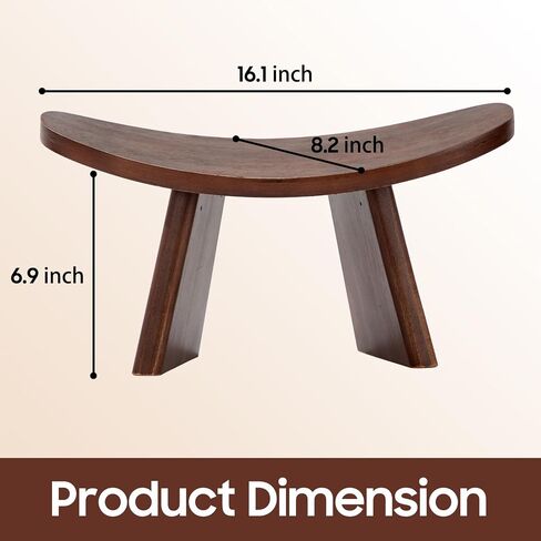 Meditation Bench, Ergonomic Meditation Chair, Wood Meditation Stool, Perfect for Deeper & Longer Meditation in Saudi Arabia