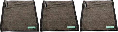 منشفة اليوغا - مملوءة بالفحم المنشط لإزالة السموم والعرق - مصنوعة من خيوط القطن المائي الصديقة للبيئة - قابلة للتحلل البيولوجي ومستدامة - لجميع الأعمار in Kuwait