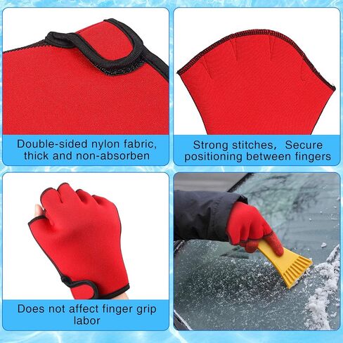 3 Pairs Aquatic Gloves Swimming Training Gloves Large Webbed Swim Gloves Fingerless Water Resistance Paddle Gloves for Men Women Diving Surfing Fitness, 3 Colors in Saudi Arabia