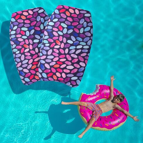 MicaYoung 21 بوصة Kickboards 2 حزمة للبالغين المبتدئين الشباب الأطفال بنين بنات السباحة التدريب المساعدة تعلم السباحة ممارسة حمام السباحة رغوة العائمة in Kuwait