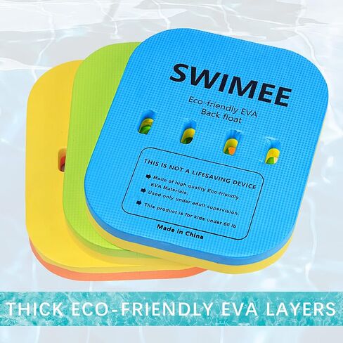 SWIMMEE Back Float for Kids Children Safety Swim Bubble with Adjustable 3 Layers Swim Belts Comfortable Waterproof Floaties Device for Kids Toddler Swimming Floats (10lb-60lb) in Saudi Arabia