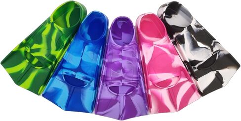 Gugmoy Kids Swim Fins,Comfortable Silicone Flippers for Swimming and Diving,Size Suitable Beginners Kids Girls Boys Adults in Kuwait