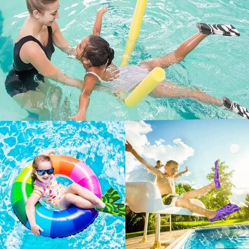 Gugmoy Kids Swim Fins,Comfortable Silicone Flippers for Swimming and Diving,Size Suitable Beginners Kids Girls Boys Adults in Kuwait