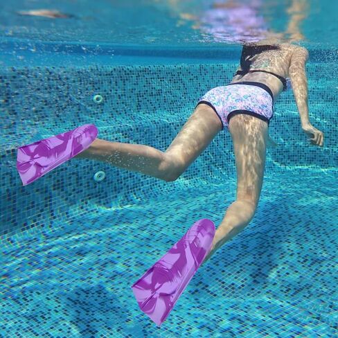 Gugmoy Kids Swim Fins,Comfortable Silicone Flippers for Swimming and Diving,Size Suitable Beginners Kids Girls Boys Adults in Kuwait